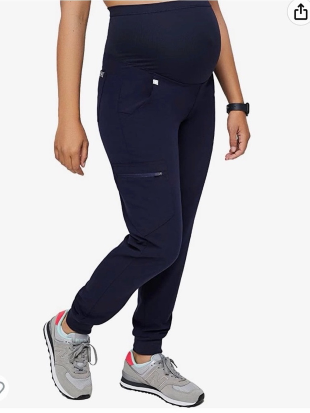 Figs Navy Maternity Zamora Jogger Pants